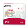 GAUZE PADS 3 IN. X 3 IN. STERILE - 10 QTY