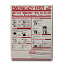 SIGN - ABC'S OF FIRST AID
